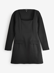 River Island Black Square Neck Mini Dress - Image 5 of 5