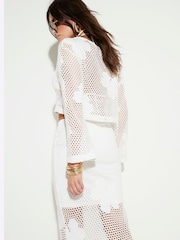 River Island 100% Cotton Floral Cut and Sew Top - Imagen 4 de 4