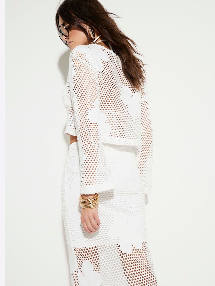 River Island 100% Cotton Floral Cut and Sew Top - Imagen 4 de 4