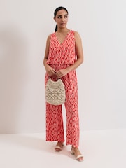 Phase Eight Pink Petite Loren Jumpsuit - Image 1 of 7