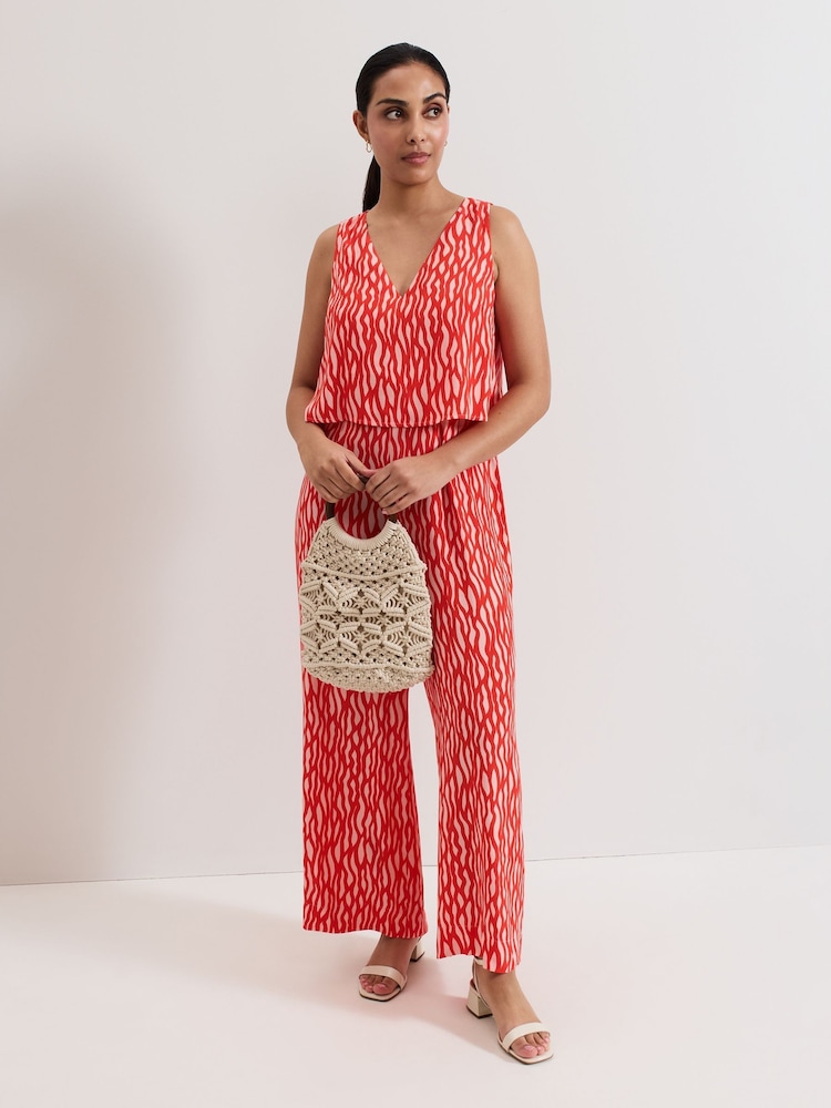 Phase Eight Pink Petite Loren Jumpsuit - Image 1 of 7