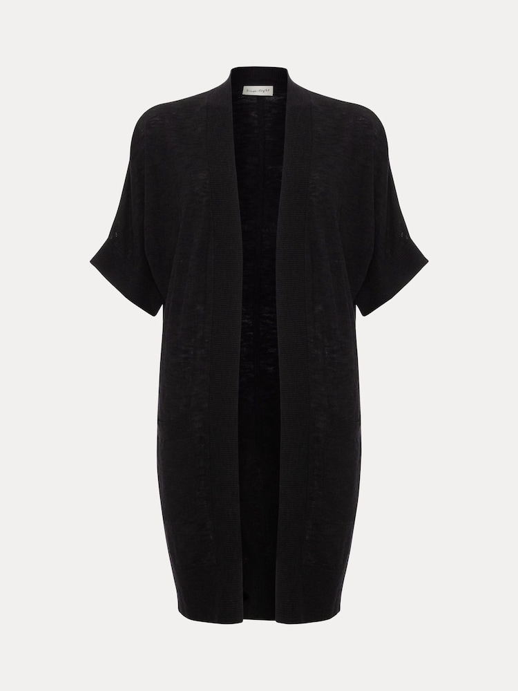 Phase Eight Black Elma Longline Cardigan - Image 6 of 6
