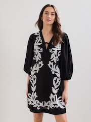Phase Eight Black Bettie Tunic Dress - Image 1 of 6