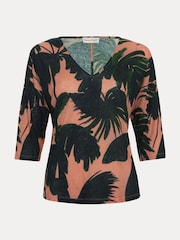 Phase Eight Black Flossie 100% Linen Top - Image 6 of 7