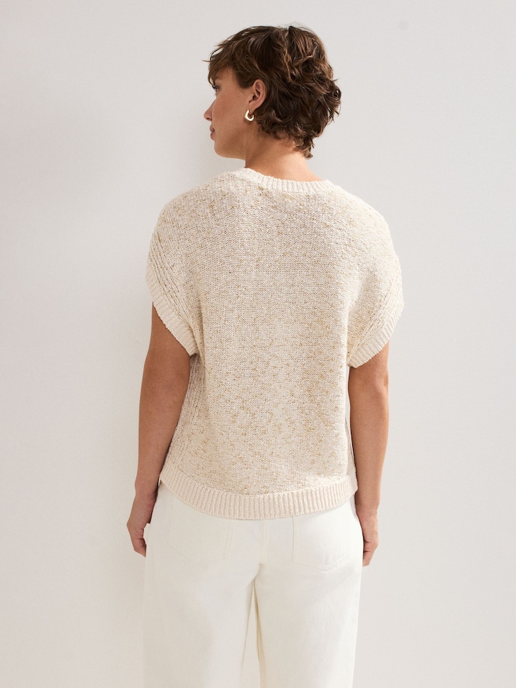 Phase Eight Natural Janet Textured Tank - Image 2 of 7