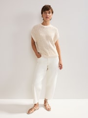 Phase Eight Natural Janet Textured Tank - Image 3 of 7
