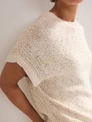 Phase Eight Natural Janet Textured Tank - Image 6 of 7