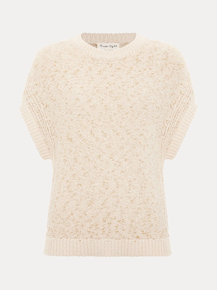 Phase Eight Natural Janet Textured Tank - Image 7 of 7