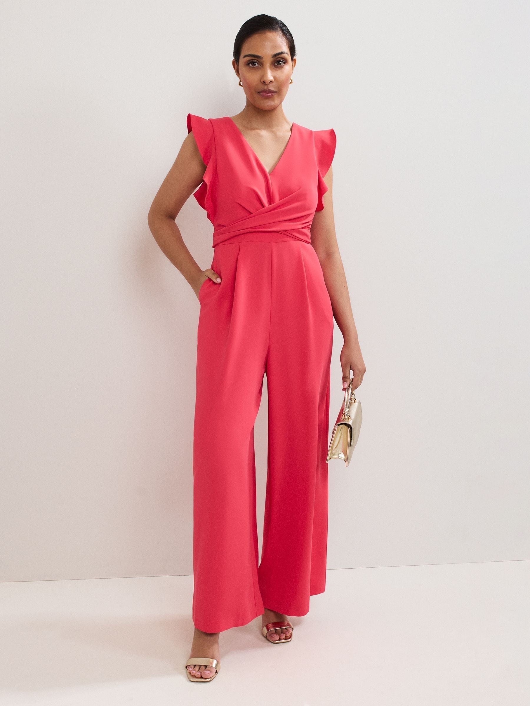 Buy Phase Eight Pink Petite Ayla Jumpsuit from Next USA