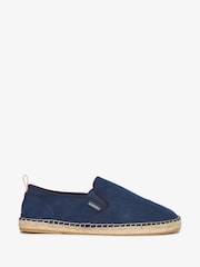 Superdry Blue Canvas 100% Cotton Espadrille Shoes - Image 1 of 7