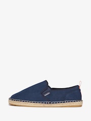 Superdry Blue Canvas 100% Cotton Espadrille Shoes - Image 2 of 7