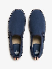 Superdry Blue Canvas 100% Cotton Espadrille Shoes - Image 5 of 7