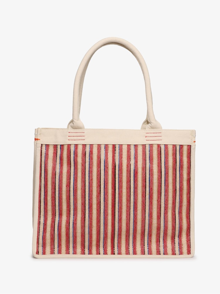 Superdry Luxe Embroidered 100% Cotton Tote Bag - Imagen 2 de 5