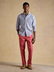 Blå & Hvit Stripete - Joules langermet skjorte i linblanding - Bilde 3 av 8