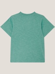 Monsoon Green 100% Cotton Dinosaur Print T-Shirt - Image 2 of 3