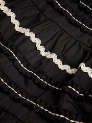 Monsoon Black Frilly Ric Rac Sundress - Image 2 of 2