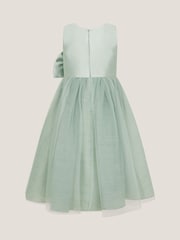 Monsoon Green Waterfall Bow Tulle Dress - Image 2 of 3
