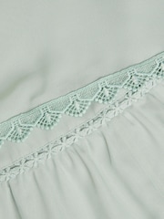 Monsoon Green Leia Lace Trim Tier Playsuit - Image 3 of 3
