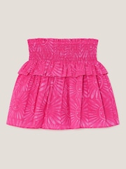 Monsoon Pink Sun Print 100% Cotton Skort - Image 1 of 3