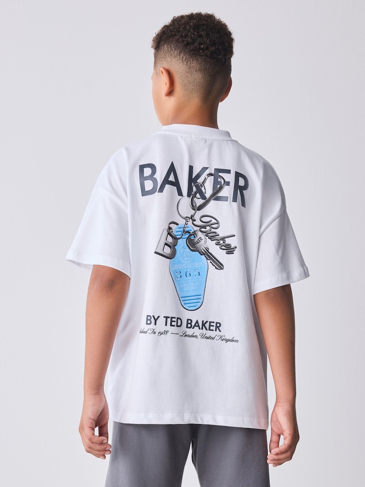 Baker by Ted Baker Oversized Graphic T-Shirt - Image 2 of 9