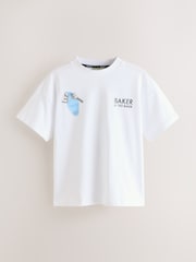 Baker by Ted Baker Oversized Graphic T-Shirt - Image 6 of 9