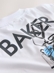 Baker by Ted Baker Oversized Graphic T-Shirt - Image 8 of 9