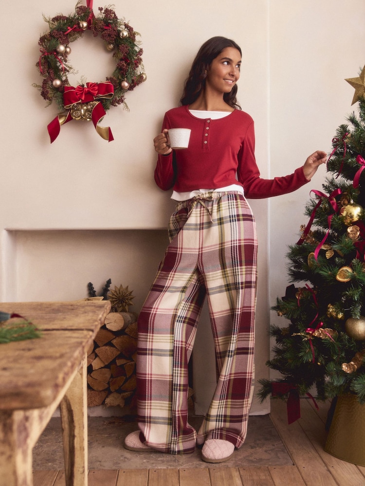 Cuadros rojos - Mock Layer Long Sleeve Pyjamas - Imagen 1 de 8 Cuadros rojos - Mock Layer Long Sleeve Pyjamas - Imagen 1 de 8