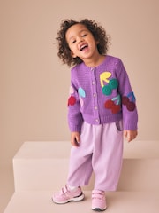 Violet - Cherry Crochet Cardigan (3mths-7yrs) - Imaginea 2 din 10