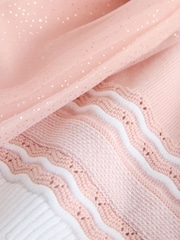 粉色 - Knitted Top And Mesh Skirt Set (3mths-10yrs) - 圖片 8，共 8