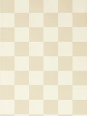 Harlequin Oatmeal Blenets Check Henry Holland 10M Wallpaper - Image 1 of 2