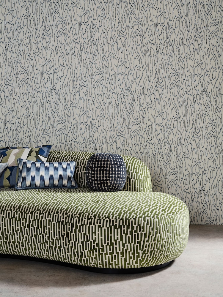 Harlequin Neptune Green Edenfield Henry Holland 10M Wallpaper - Image 2 of 2