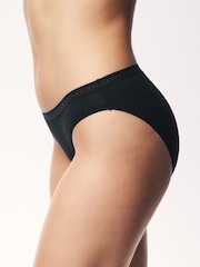 Victoria's Secret Black Bikini Logo 4 Pack Knickers - Image 6 of 7
