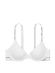 Victoria's Secret PINK Optic White Cotton Bra - Image 3 of 3