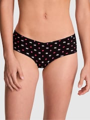 Victoria's Secret PINK Black PINK Print Hipster No Show Knickers - Image 1 of 3