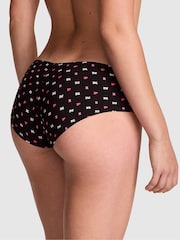 Victoria's Secret PINK Black PINK Print Hipster No Show Knickers - Image 2 of 3