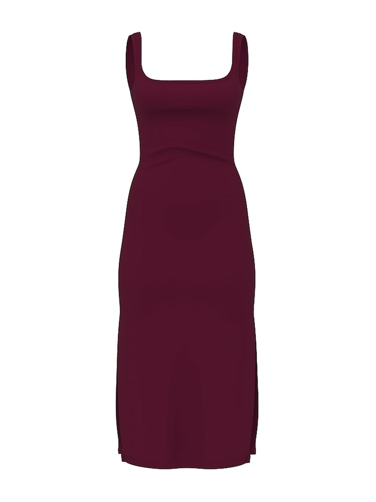Victoria's Secret PINK Purple Rose Ribbed Midi Dress - Image 3 of 3 Victoria's Secret PINK Purple Rose Ribbed Midi Dress - Image 3 of 3