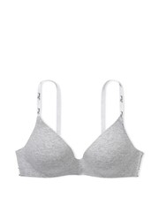 Victoria's Secret PINK Medium Heather Grey Lightly Lined Non Wired Bra - Image 3 of 3
