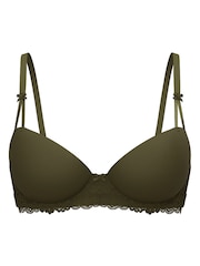 Victoria's Secret PINK Olive Green Lightly Lined Balcony Bra - Image 4 of 4