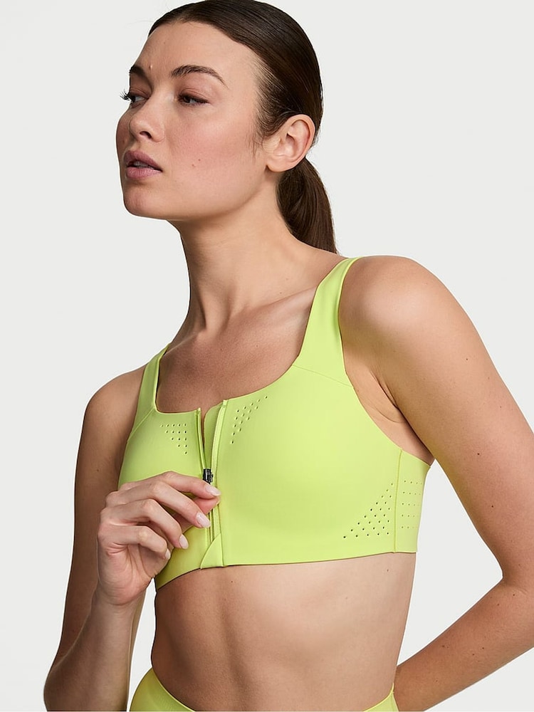 Victoria's Secret Lime Green Front Close Featherweight Max™ High Support Sports Bra - Image 1 of 3