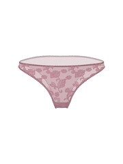Victoria's Secret Pink Rose Brazilian Blossom Embroidery Knickers - Image 3 of 4