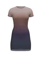 Victoria's Secret Blue Ombre Mesh Cover Up Mini Dress - Image 3 of 3