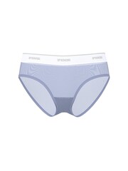 Victoria's Secret PINK Dusty Iris Blue Hipster Logo Mesh Knickers - Image 3 of 3