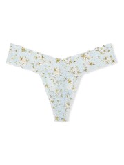 Victoria's Secret Palest Blue Floral Thong Knickers - Image 3 of 3