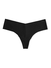 Victoria's Secret PINK Black/White/Nude/Brown/Blue Thong Knickers 5 Pack - Image 4 of 4