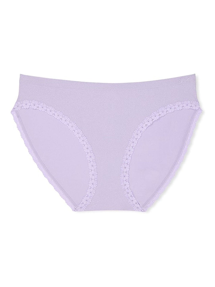 Victoria's Secret PINK Purple Cloud Bikini Seamless Scoop Thong Knickers - Image 3 of 3