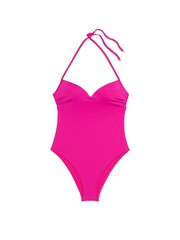 Victoria's Secret Berry Blush Pink Halter Push Up Swimsuit - Image 3 of 3