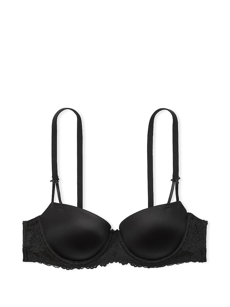 Victoria's Secret PINK Black Push Up Balcony Bra - Image 3 of 3