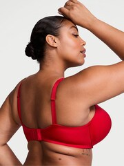 Victoria's Secret Lipstick Red Monogram Add 2 Cups Push Up Bombshell Shine Strap Bra - Image 2 of 3