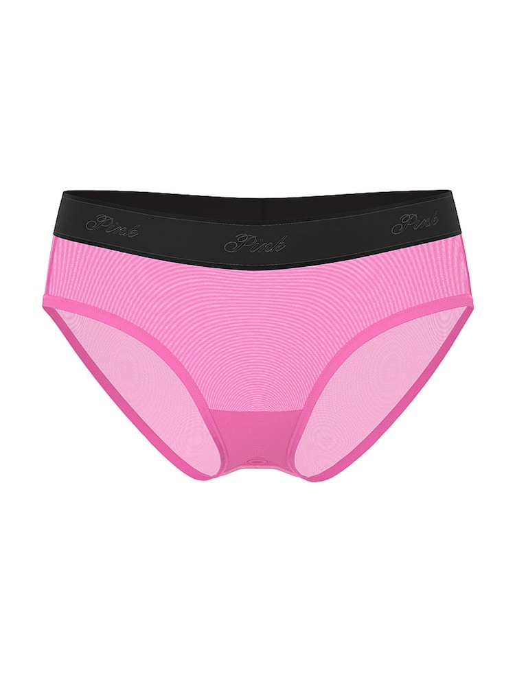Victoria's Secret PINK Radiant Rose Pink Hipster Logo Knickers - Image 3 of 3 Victoria's Secret PINK Radiant Rose Pink Hipster Logo Knickers - Image 3 of 3