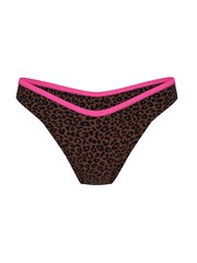 Victoria's Secret PINK Brown Leopard Brazilian Bikini Bottoms - Image 4 of 4